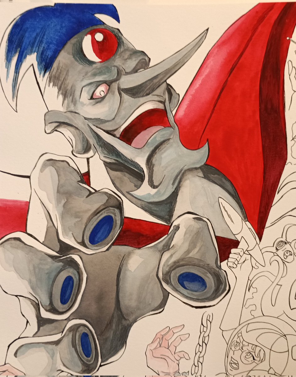 絵を描くのは楽しいネェ〰♪
(2回目）
秋めいて参りましたわね🍃🍂