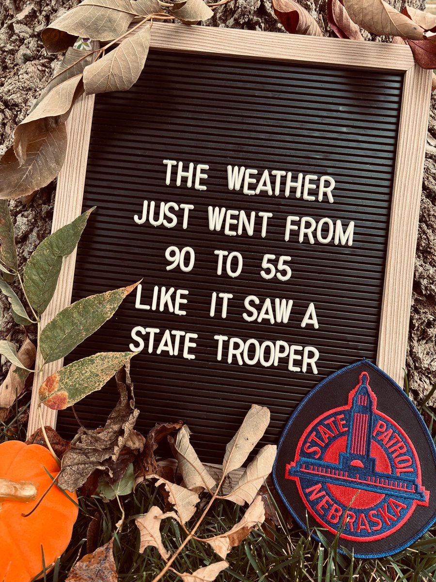 NEStatePatrol's tweet image. It's that time of year in Nebraska.