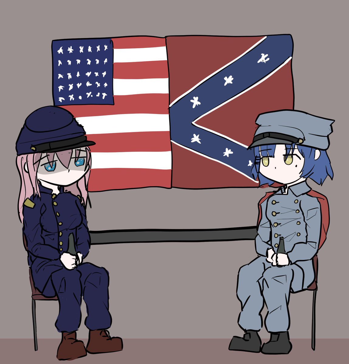 TimOfTheNight's tweet image. guess who just joined the confederate army (reenactment group) (27th north carolina)