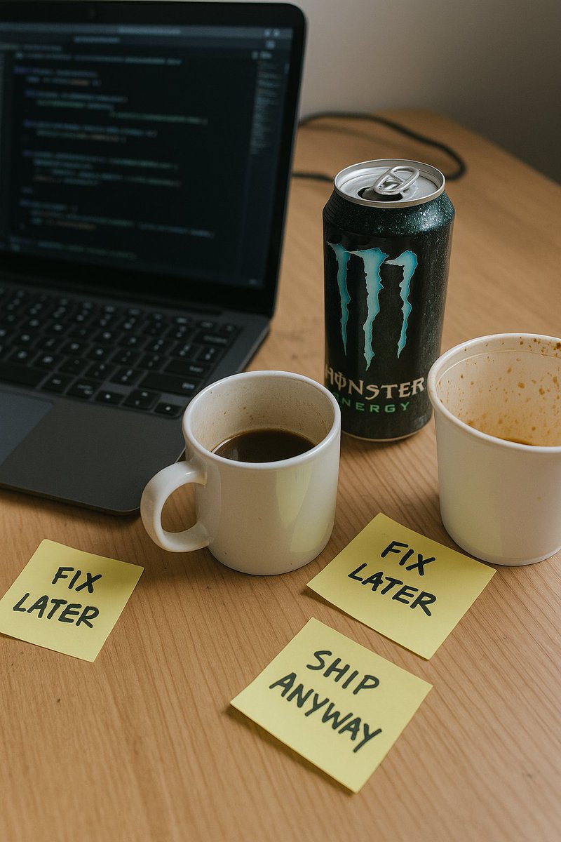 Sol Suite by JellyCo. (@sol_suite) on Twitter photo GM GM 
they told me to tweet something “on brand”
so here’s a photo of caffeine, burnout, and bad decisions GM GM 
they told me to tweet something “on brand”
so here’s a photo of caffeine, burnout, and bad decisions