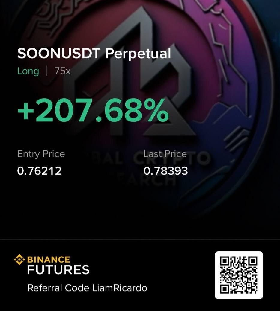 panda_protradr1's tweet photo. #SOON victory locked in! 💵🔥💎

Binance Futures, BingX Futures, Bitget Futures, ByBit USDT, KuCoin Futures
#SOON/USDT Take-Profit target 1 ✅
Profit: 65.7895% 📈
Period: 30 Minutes ⏰ https://t.co/ZQDzU8ep4V