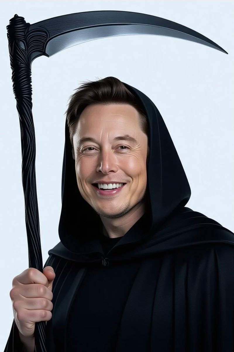Sgkilla13's tweet image. イーロン・マスク死神コレクション2025をお納めします
#Grokimage