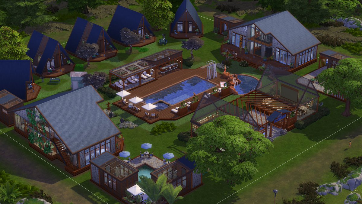 DropWool's tweet photo. Get to the Point Retreat 
@TheSims
#TheSims #TheSims4 #AdventureAwaits #ShowUsYourBuilds https://t.co/83OWzP6xf6
