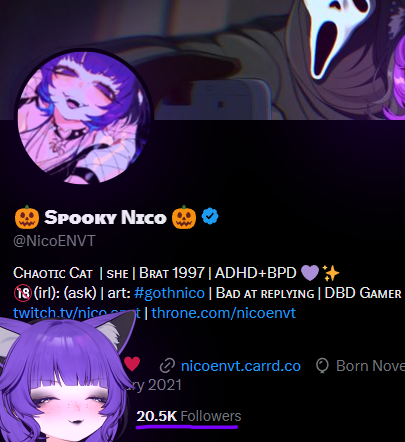 Nɪᴄᴏ 💜 💀【VRawr】 tweet media
