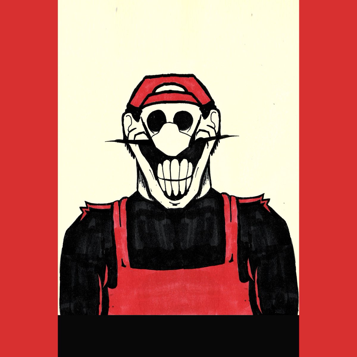 RemoJD91's tweet image. Día 5 — Mario 85 🩸
#MarioChallenge  #Terror  #creepy #creepypasta  #Mario  #fanart #draw #spooky  #HorrorArt