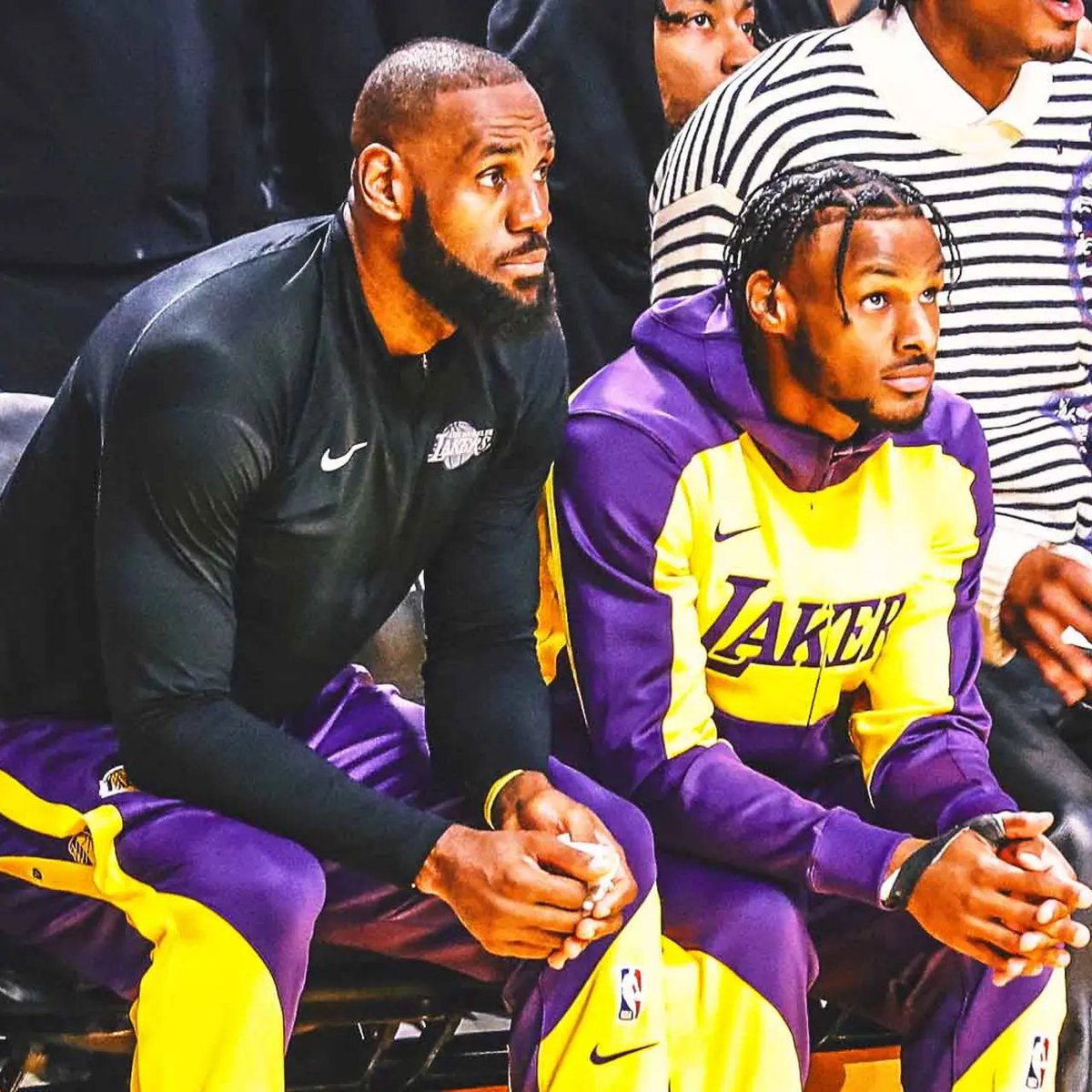 LeBron and Bronny could be the first father-son duo to retire at the same time. 