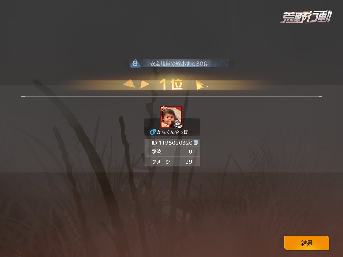 4戦2勝　0キル
大人しくやられてください