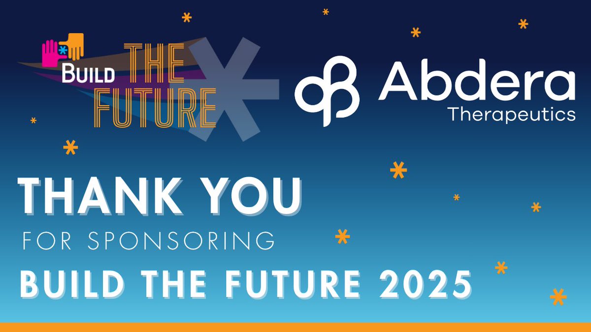 BUILDNational's tweet image. We are thrilled to have Abdera Therapeutics as a sponsor of BUILD The Future! Their help empowers students to become the CEOs of their own lives, equipping them with entrepreneurial skills and mindsets.💡
#youthleadership #education #edutech #entrepreneurship