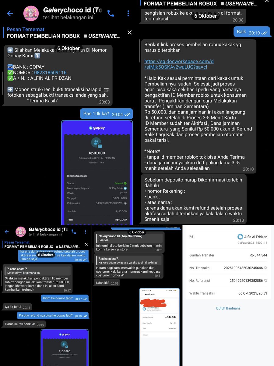 mbairine's tweet photo. MAU NAMBAHIN 1 ORANG SCAM INI TOLONG BANTU REPORT ACC IG NYA MASIH AKTIF🙏🏻

Akun IG : https://t.co/TJiOgeXP9P
GOPAY : 082318509116 A.N ALFIN AL FRIDZAN
ID TELEGRAM : @Galerychoco_id https://t.co/A0TY8eyyFU