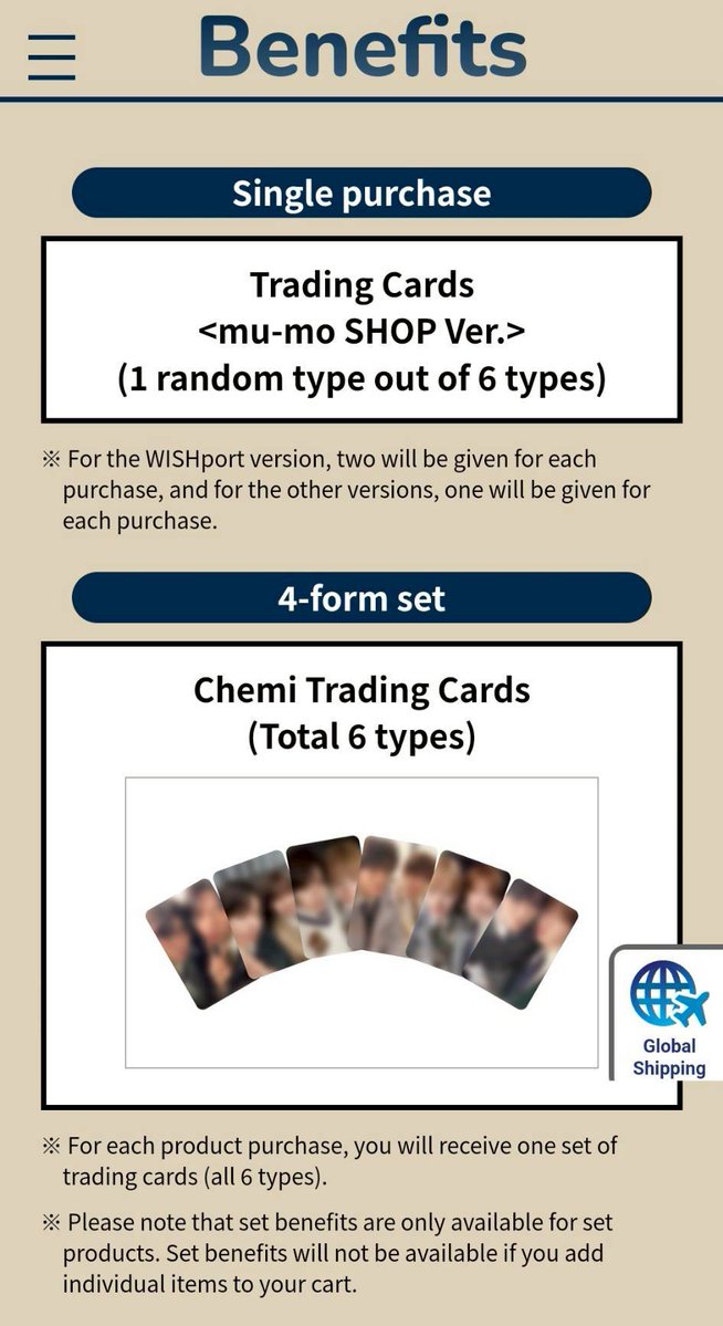 ⭐ Close PO 29 Desember pukul 15.00 wib 
⭐ Est bersih ina - berat turun maka harga turun 
⭐ Dreamy ver limited product (only di mumo ver album ini) 
⭐ Pob pc unit cuma ada di web mumo (selama stock masih ada, bisa sold sebelum rilis) 

wts sion riku yushi jaehee ryo sakuya