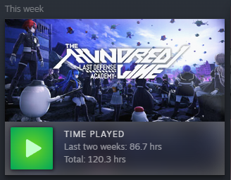 forgot to scorepost but i finished all routes for hundred line amazing game would 100% recommend