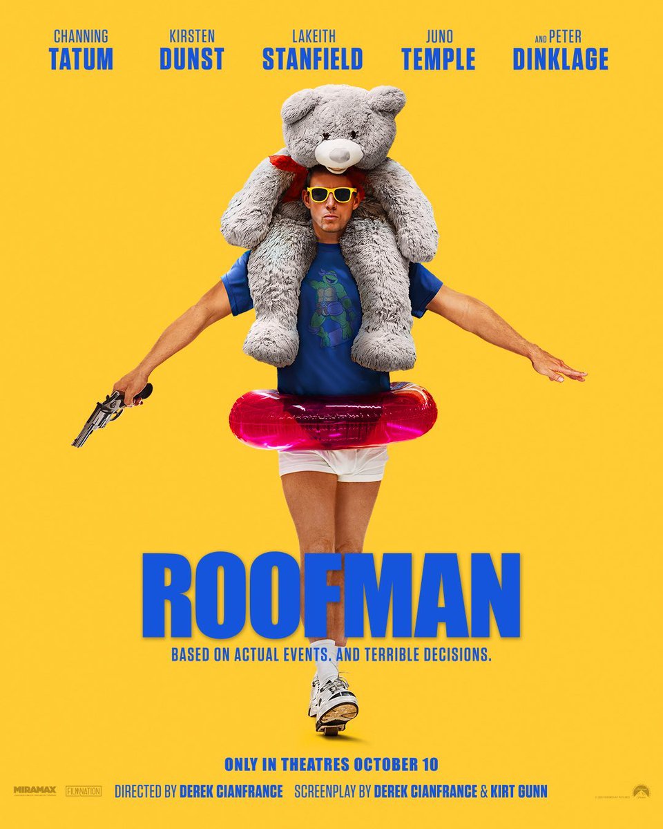 AyanaMonique's tweet image. #Roofman was a fun crime dramedy based on true events that’s exceeded my expectations. Roofman explores found family, the highs and lows of criminal lifestyle. A standout for me was Channing Tatum and Kirsten Dunst chemistry as they navigate an unconventional romance. #filmtwt