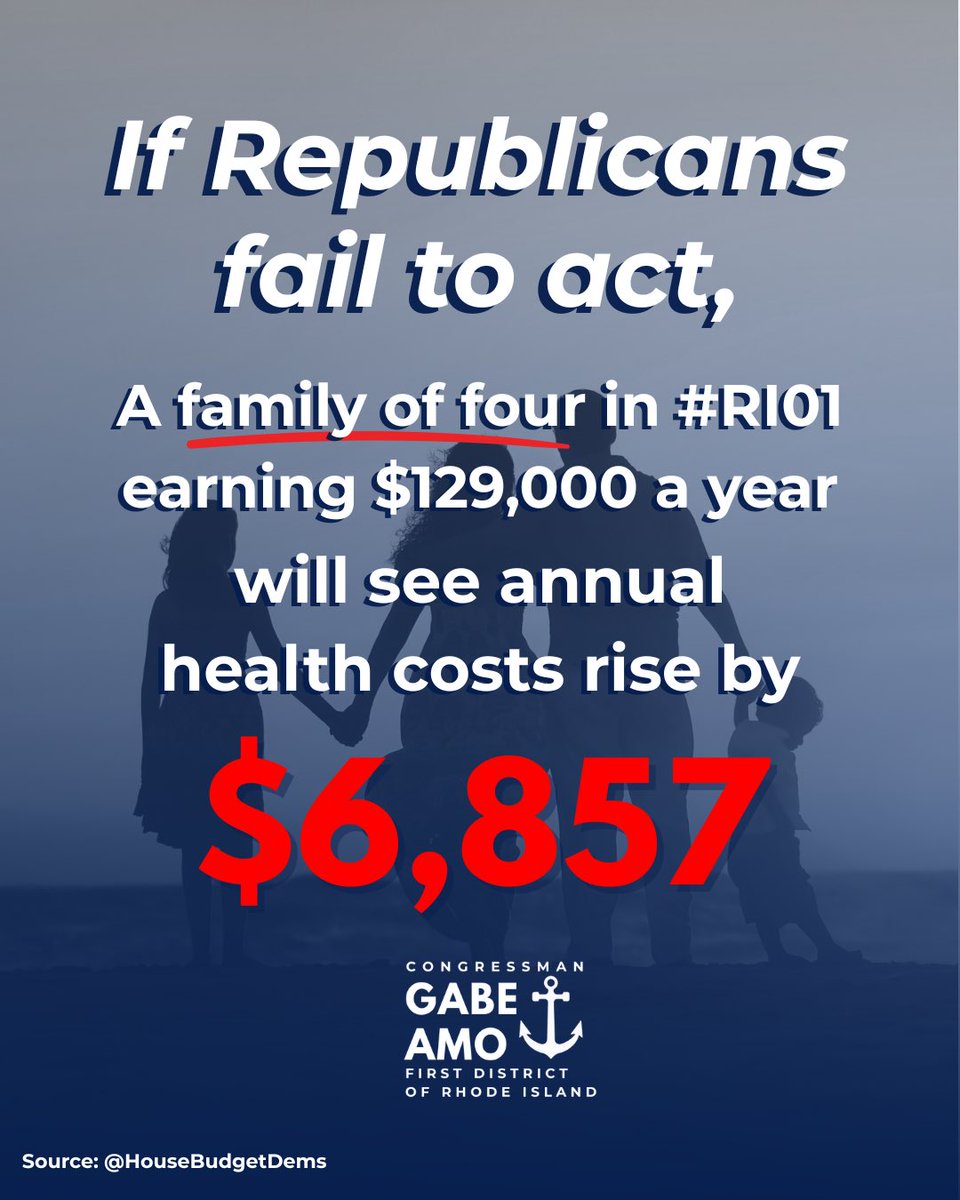 RepGabeAmo's tweet image. Rhode Islanders and Americans across our country cannot afford soaring health care costs. They NEED affordable health care.
 
This is what @HouseDemocrats are fighting for.