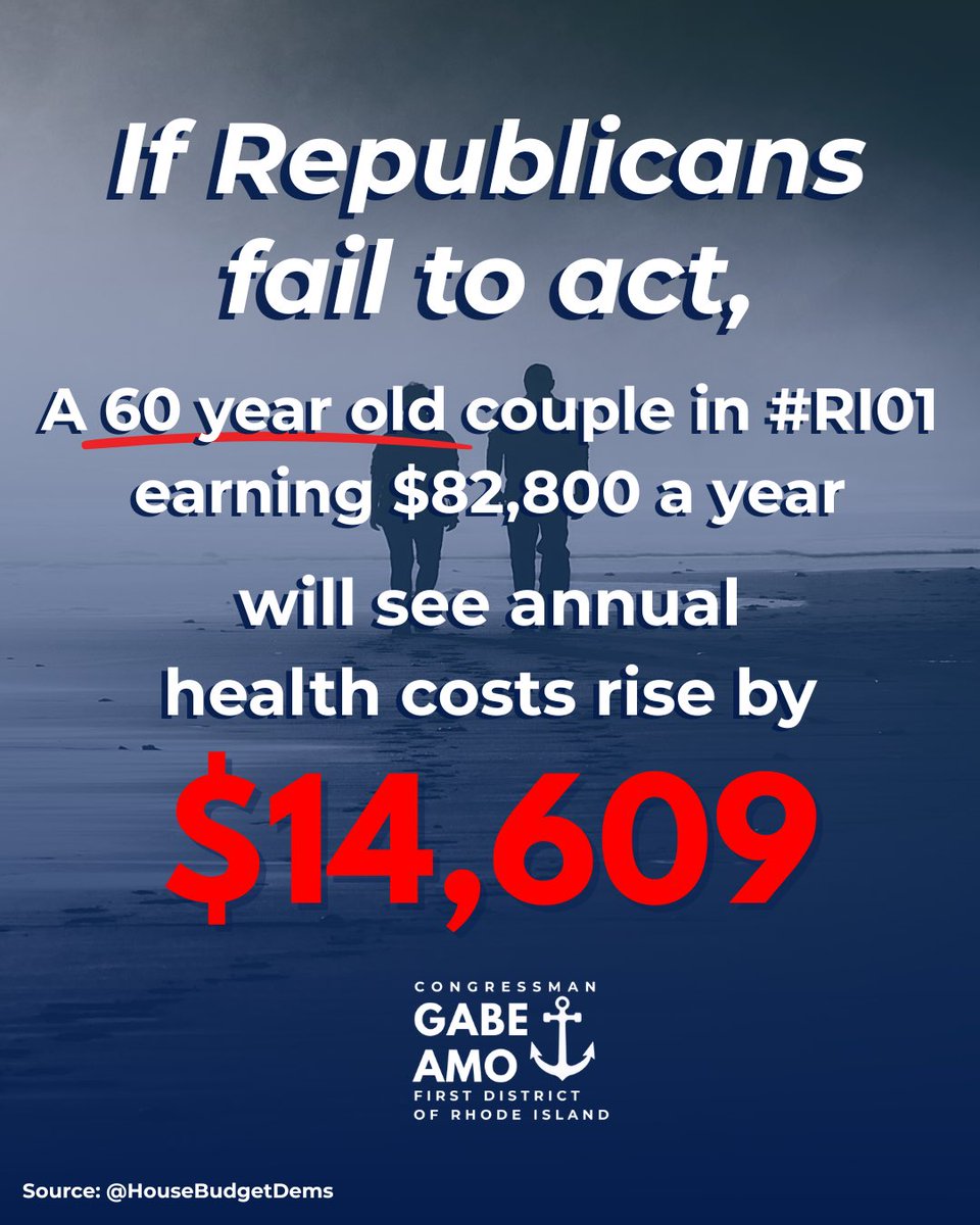 RepGabeAmo's tweet image. Rhode Islanders and Americans across our country cannot afford soaring health care costs. They NEED affordable health care.
 
This is what @HouseDemocrats are fighting for.