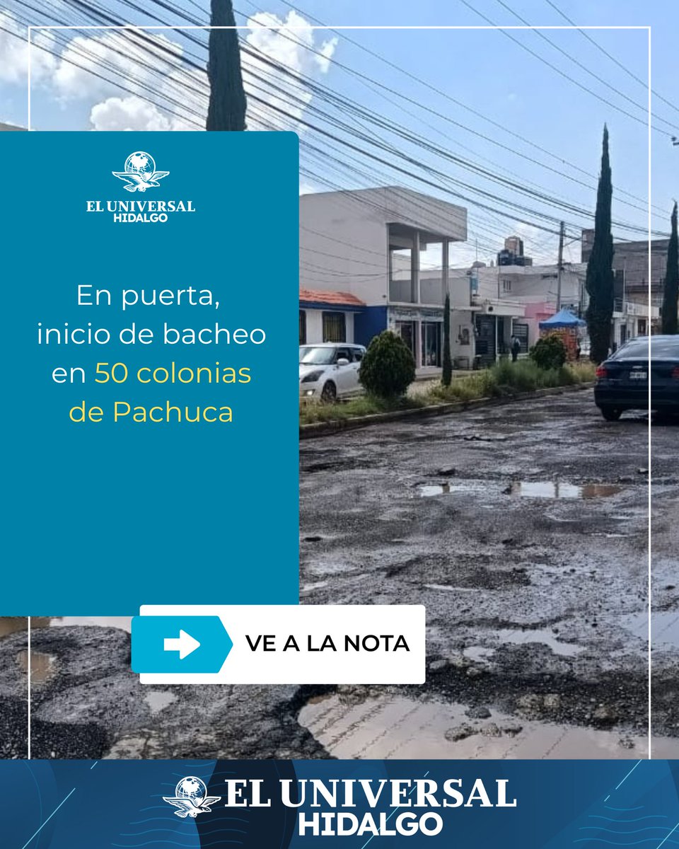 UniversalHgo's tweet image. Como parte de la segunda licitación para contratar trabajos del programa Pachuca Sin Baches, el ayuntamiento recibió una propuesta de 15.4 millones de pesos para realizar los trabajos en varias calles y colonias

🔗#MásInfo ▶️ tinyurl.com/mr4bcxw7
