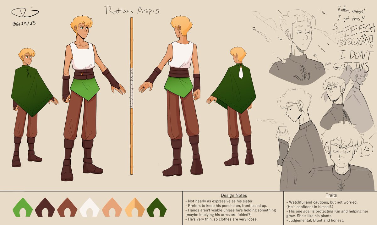 TabsterBlaster's tweet photo. ref sheets for the two main bumbos of my project ❤️💚 https://t.co/NNlyu1gN2C