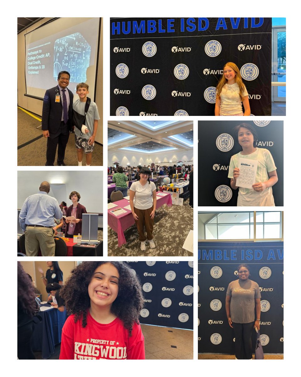 Rivasclassroom's tweet image. These are just a few of the KMS scholars who attended the college fair tonight. #buildingourfuture @HumbleISD_AVID @HumbleISD_KMS #KMSCougarPride