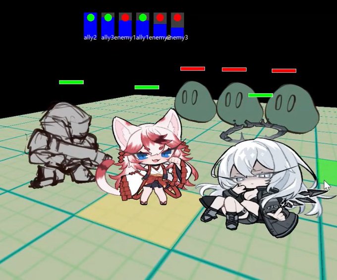 ゲームの途中経過
描いていただいたイラストが可愛すぎる 