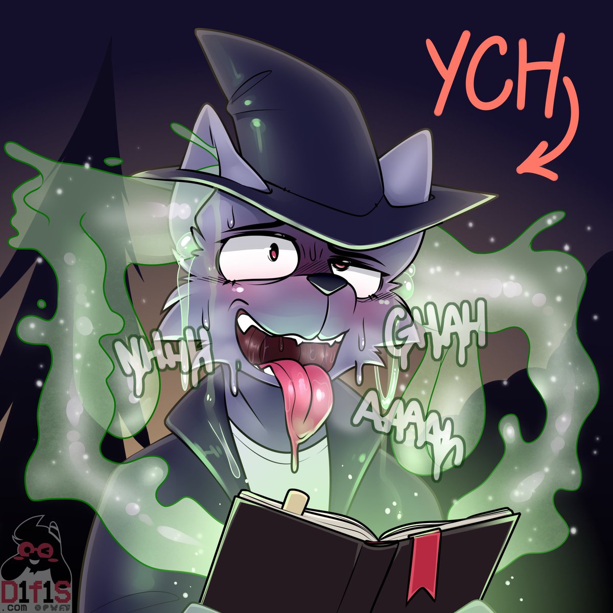 Halloween YCH 🎃 ^^   
Any race\species\gender  
Buy a slot here: ych.art/auction/214093…