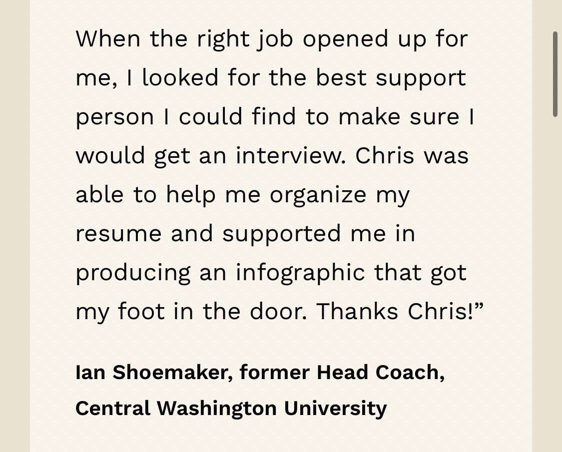chriscfore's tweet image. It&apos;s that time of year: #resume season! We have been hired by nearly 800 coaches just like you! Here&apos;s what a few of them have to say about what we did! CoachResume.org for more information, and to place your order.