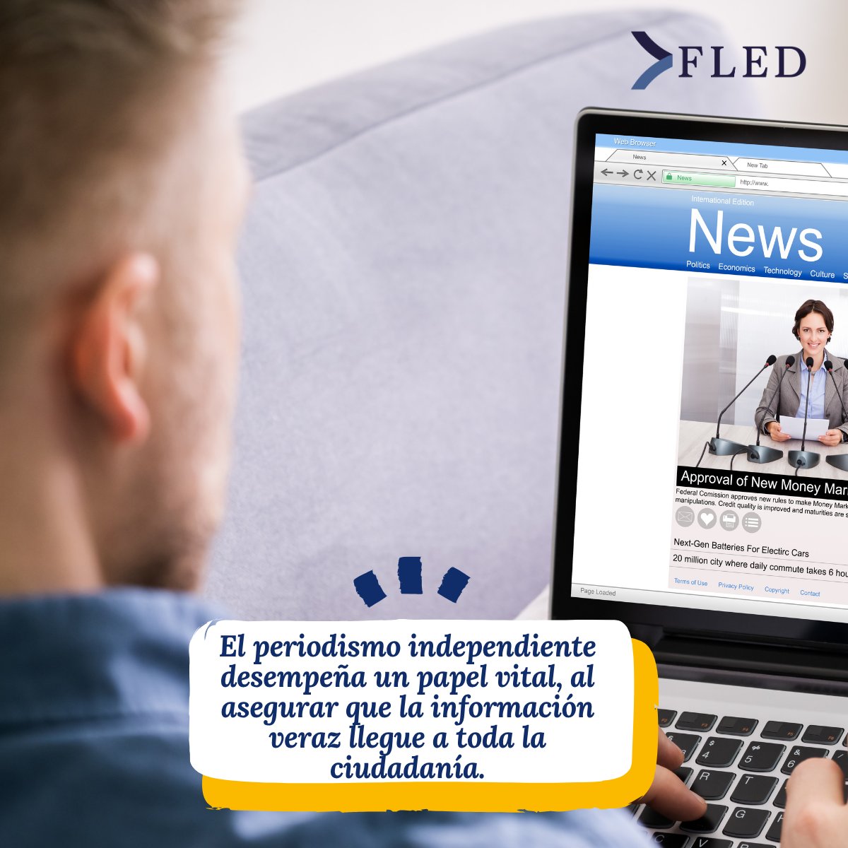 La ciudadanía tiene derecho a recibir información veraz y oportuna. 📰

El periodismo independiente cumple esa función esencial para la democracia: garantizar que la verdad llegue a todos.

#LibertadDePrensa #DerechoALaInformación #FLED