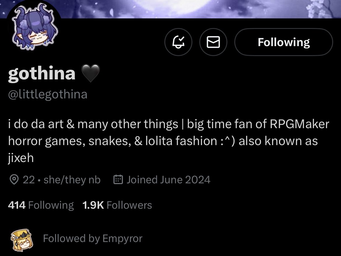 prttycass1's tweet photo. @empyror @littlegothina i hope i can win for once🥹 user: faeveill https://t.co/jnTkKXiQVG