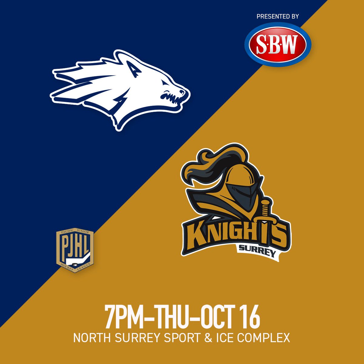 #gameday The Wolf Pack is in Surrey tonight to take on the Knights at the North Surrey Sport &amp; Ice Complex. Puck drops at 7PM. You can catch all of the action on <a href="/FloHockey/">FloHockey</a>

flohockey.tv/events/1447468…

#StrengthOfThePack #PJHL #roadgame #smithbroswilson
