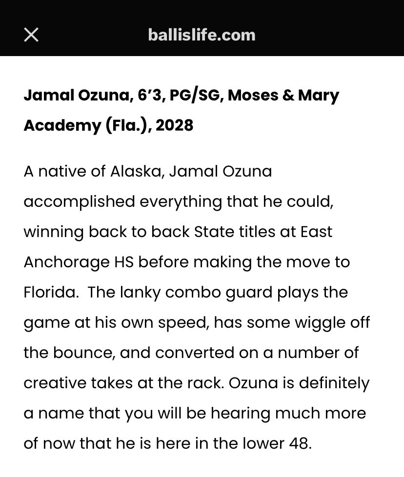 Truly blessed for the write up <a href="/Ballislife/">Ballislife.com</a> thanks to <a href="/rodgerbohn/">Rodger Bohn</a> 🙏🏾

ballislife.com/news/high-scho…