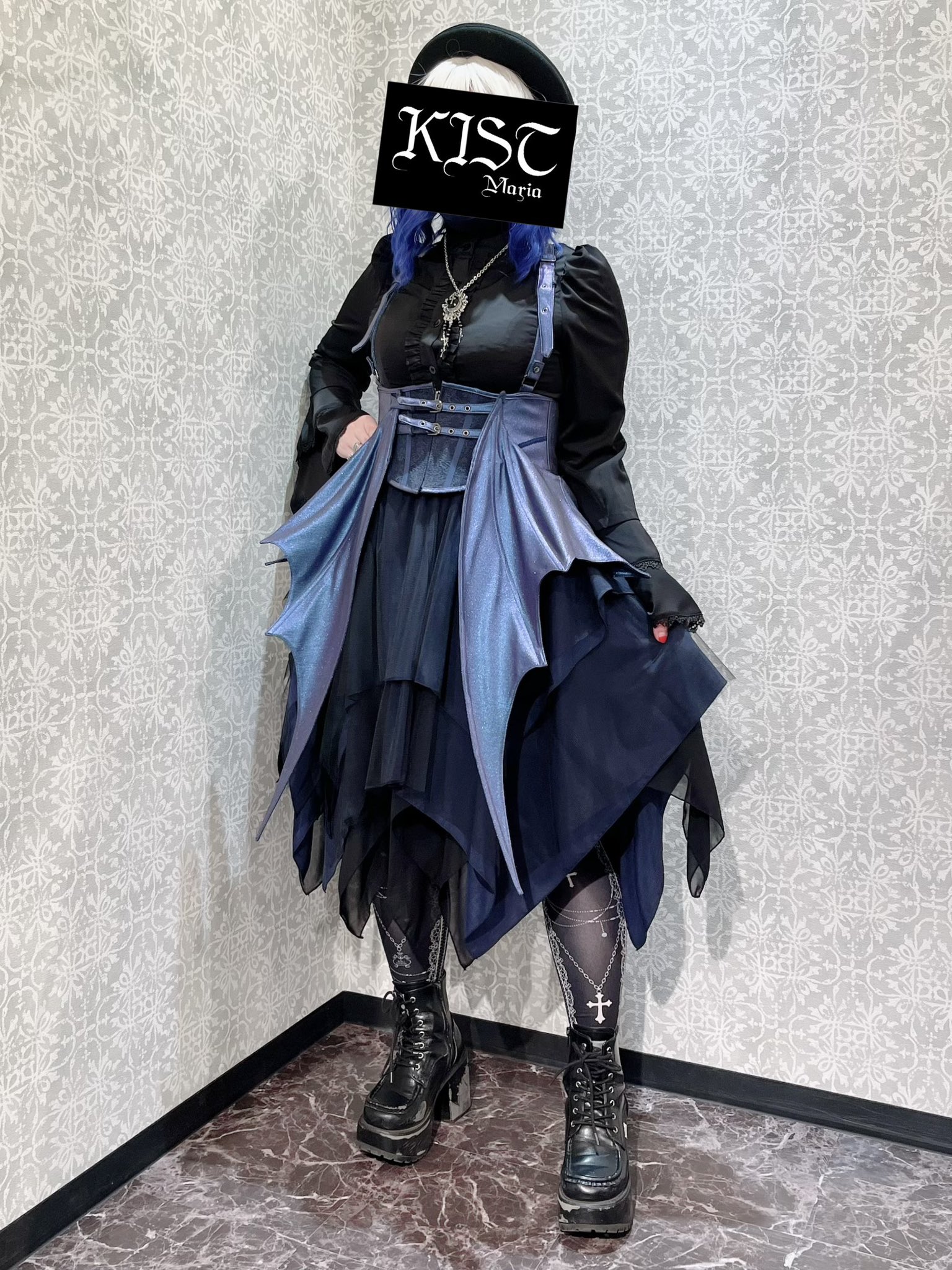 星箱works ナイトイーヴィルコルセット　ハーネス　ハロウィン ナイト・イーヴィル ハーネスコルセット -bright- | HoshibakoWorks