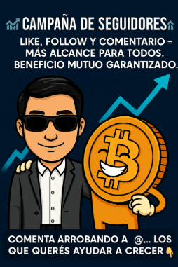 Campaña de seguidores 📈
Like, follow y comentario = más alcance para todos. Beneficio mutuo garantizado. 🤝
Comenta arrobando a @... los que querés ayudar a crecer 👇
