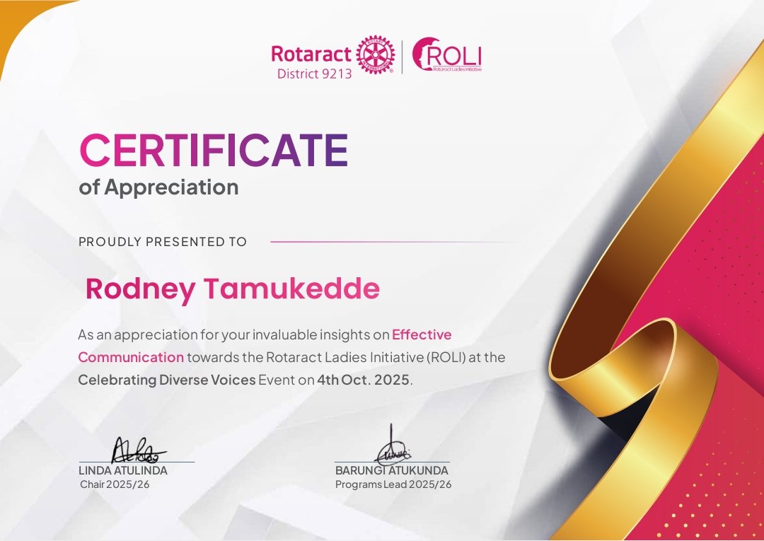 Rodney Tamukedde tweet media