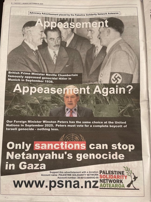 From what I understand, <a href="/NZStuff/">Stuff</a> refused to run the ad on the left, but ran the one on the right. 

If that is correct, it proves beyond all doubt that the legacy media is just another political party (as I’ve always said) and should register as such. And stop the pretence of