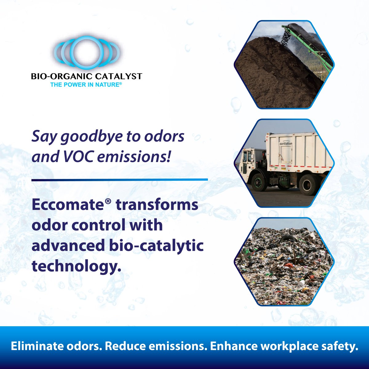 🌿 Instantly neutralize odors &amp; VOCs with Eccomate: bio-catalytic odor control for cleaner, safer operations. 

Learn how Eccomate can IMPROVE your facility: bio-organic.com/eccomate/

#OdorControl #Sustainability #VOCReduction
