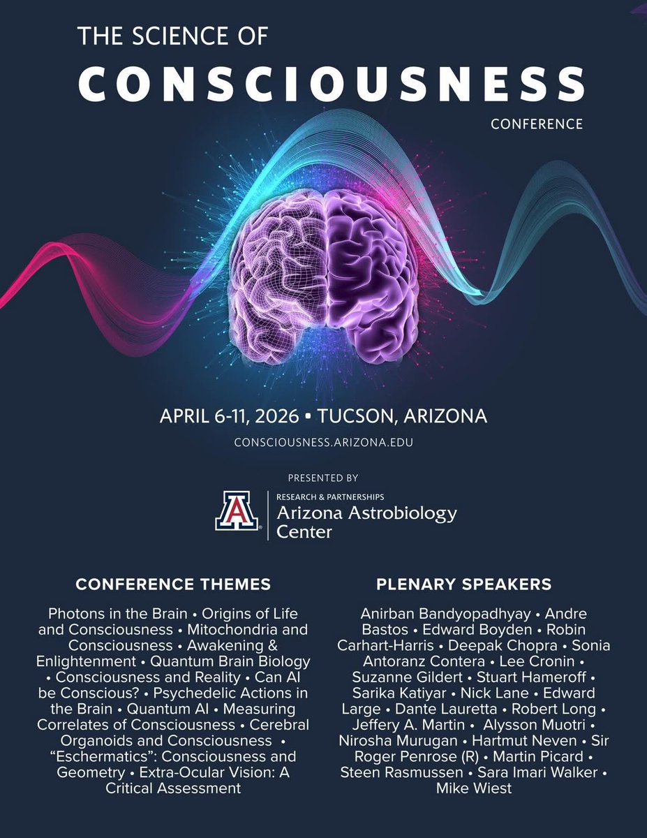 Abstracts registrations and venue reservations are coming in steady 
consciousness.arizona.edu
Center@arizona.edu