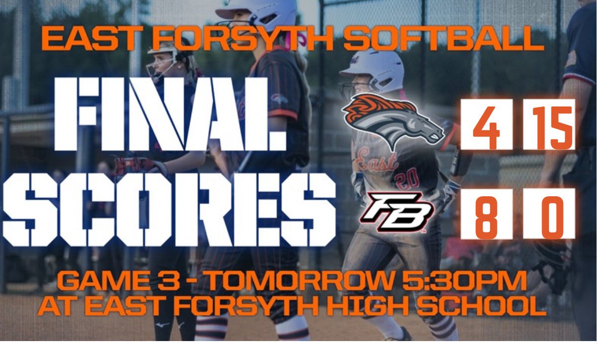 Broncos split tonight and play the deciding game tomorrow at East at 5:30.