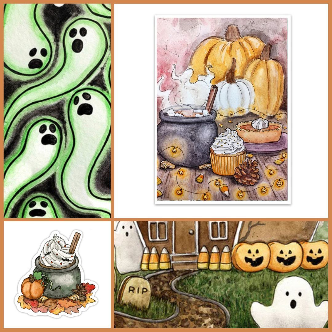 Spooky season = @motifsartstudio at Modern Mouse. 🎃 Always a fall favorite. 🕸️✨
📍 Stop by at 2223 South Shore Center, Alameda, CA Tues-Sun 12-6pm | 💻 Online too 24/7! 

#SpookySeason #ShopLocal #MotifsArtStudio #ModernMouse