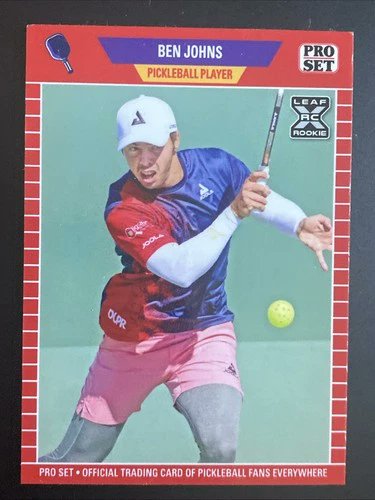 PickleVaultBuys's tweet photo. NEW SALE @ $350.00 πΈ
Ben Johns XRC 2023 Leaf Pro Set #PB11 Pickleball XRC Rookie $PICKLE
https://t.co/kWT9WEH81K https://t.co/4i8yvxaEUs