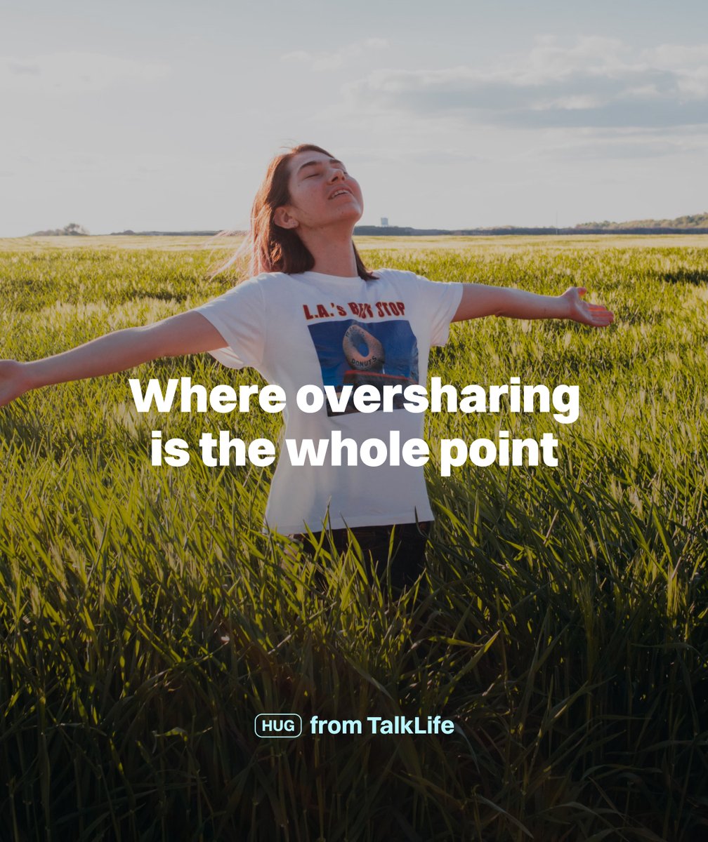 TalkLife tweet media