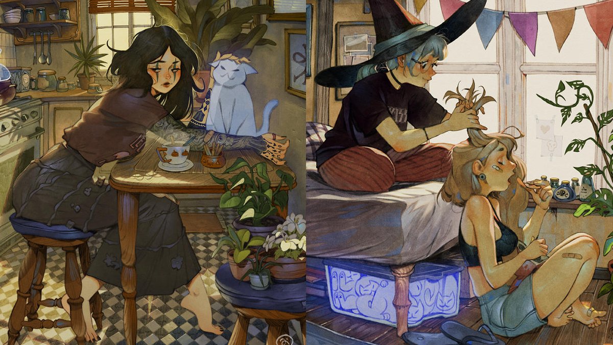 SimzArts's tweet image. October rewards! 🥰

Time-lapses, PSDs, HD art, work-in-progress, brushes &amp;amp; more, all available now starting from $1.

Thanks for the huge support you guys give me every month. This means a lot to me. 💗