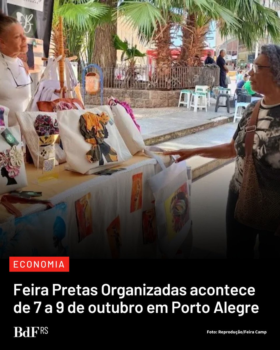 ECONOMIA SOLIDÁRIA 👩🏿‍🦱

Das 8h30 às 17h30, mulheres negras empreendedoras vão expor produtos e saberes na Praça XV de Novembro

📲 Leia na íntegra em #BdFRS

tinyurl.com/29xpy5fw
.
.
.
🔴 Apoie a imprensa local independente

➡ apoia.se/amigosdobrasil…