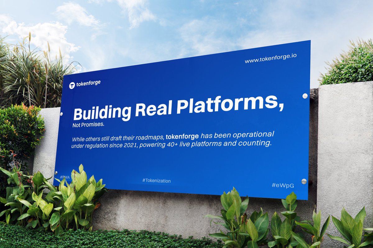 anthonyy_io's tweet image. Execution&amp;gt;Theory!
While others are still publishing “future roadmaps,” tokenforge has already built and launched over 40 regulated platforms across Europe.
It’s the difference between talking about Web3 and running it under regulation.
 @tokenforge
#tokenforge #RWA #TKFG #Airdrop