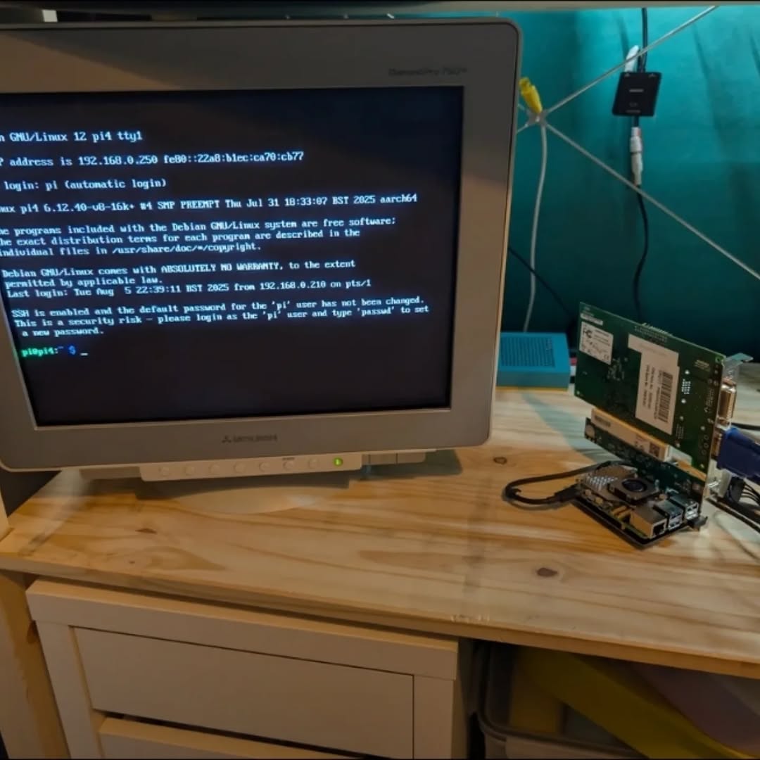 ebokify's tweet image. Raspberry Pi 5 working with 26 years old GPU
🔥 Top 6 Raspberry Pi eBooks for $20 V2
ebokify.com/top-6-raspberr…
#raspberrypi #raspberrypi5 #rpi5 #raspberrypipico #raspberrypizero #raspberrypi4 #raspberrypi3 #raspberrypi4b #RP2350 #IoT #IoTProjects #Microcontroller #EmbeddedSystems