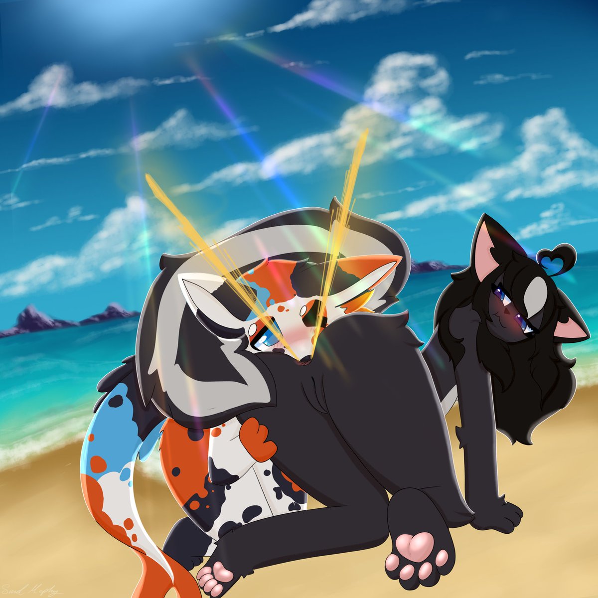 com for u/StarGuardingDolphin!!
skunkin on the beach~