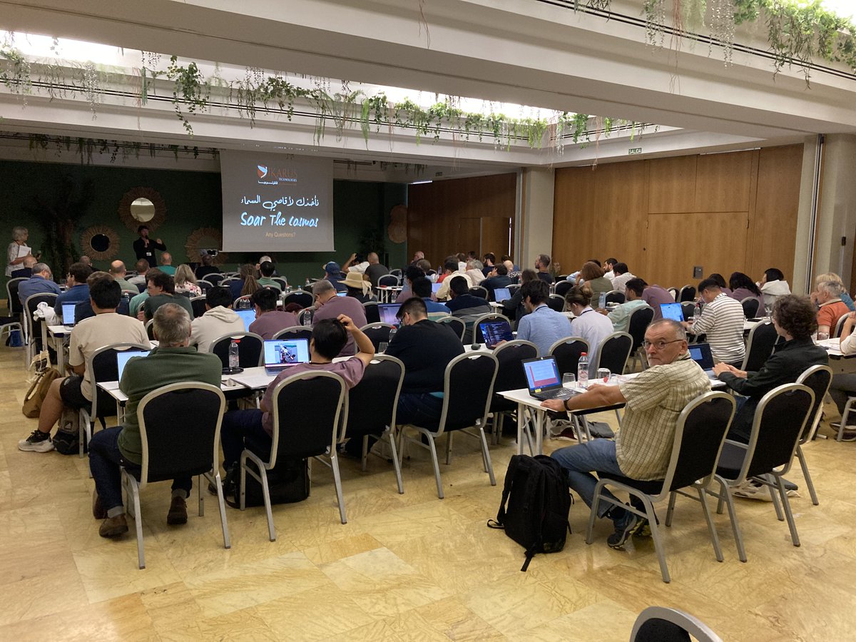 #AstroRob2025 started today Oct 6, with the official opening by <a href="/AJCastroTirado/">A. J. Castro-Tirado</a> (SOC Chair) and J. A. Ramos-Cuadra (LOC Chair) at 11 am.  More than 100 registered participants from 26 different nationalities eager to share knowledge and help advancing each other. The 8th edition!