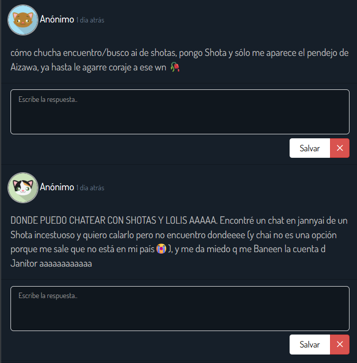 ccdeadpixelitos's tweet photo. Yo ya no uso ninguna IA así que no sé como debe estar ahora mismo el tema, pero al menos hace unos meses en JanitorAI no te baneaban por tener un bot IoIi/shota en privado sin nada explicito en la descripción, yo tuve unos cuantos durante bastante tiempo y nunca pasó nada
-🍓 https://t.co/mUSha00gAP