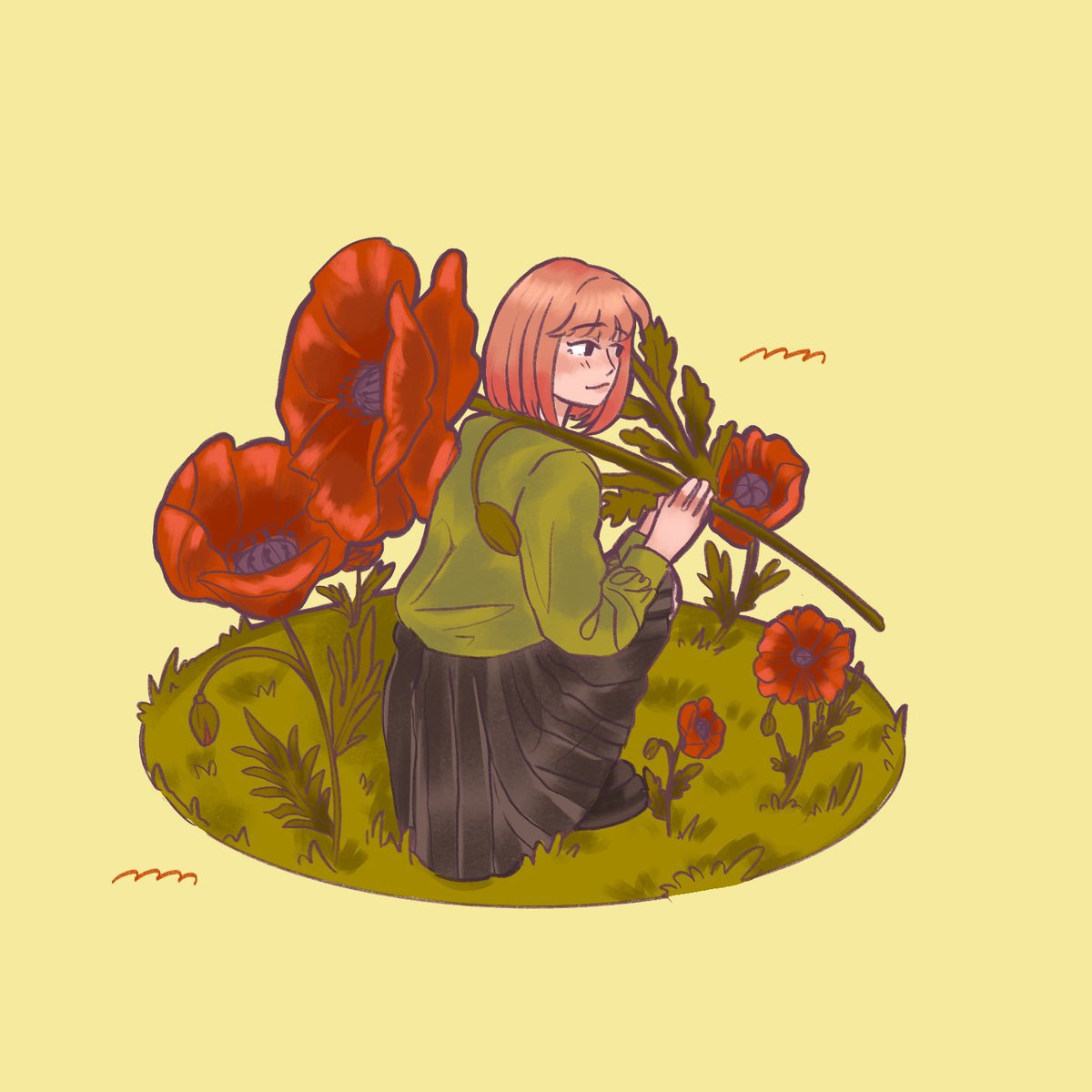 fruniper's tweet image. days 4 &amp;amp; 5 of #peachtober25 !