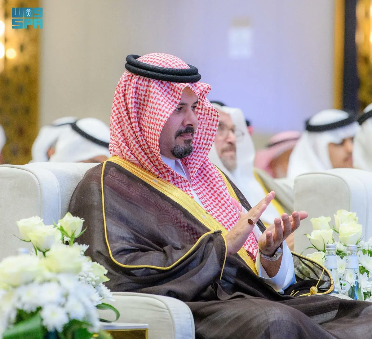 SPAregions's tweet photo. أمير المدينة المنورة يرعى حفل افتتاح ملتقى "وظيفتي بقيمي".
https://t.co/UPRDu3RS6F
#واس_عام https://t.co/JBE60Le7hU