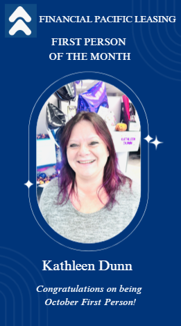 Finpacleasing's tweet photo. Congratulations to Kathleen Dunn, our First Person of October 2025!

Kathleen's commitment and contributions have been truly outstanding, and very deserving of this recognition. Let's all give her a big round of applause for being named October’s First Person of the Month! https://t.co/GYp58pOEv1