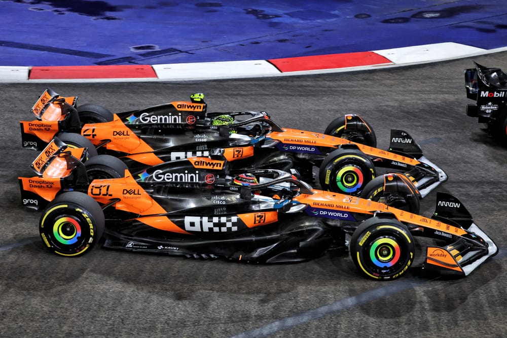 🇸🇬 George Russell venceu o #SingaporeGP, mas a grande pauta da #F1 foi a McLaren, pelo título de construtores e o climão entre Norris e Piastri. Vamos falar disso e muito mais HOJE, no ep #151 do podcast!

➡️ HOJE, AO VIVO ÀS 21H! Venha conosco: youtube.com/watch?v=LG7KgC…