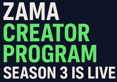 twelve__am's tweet photo. Zama Creator Program Season 3 is live 🔥

From Season 1 &amp; 2 we learned one thing that even small creators with just 200–300 followers made it to the leaderboard.

You don’t need to be big, just be consistent &amp; creative about @zama 

Let’s talk rewards 👇 https://t.co/NzVJMGlAut